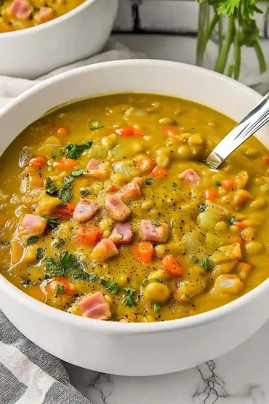 crockpot split pea soup