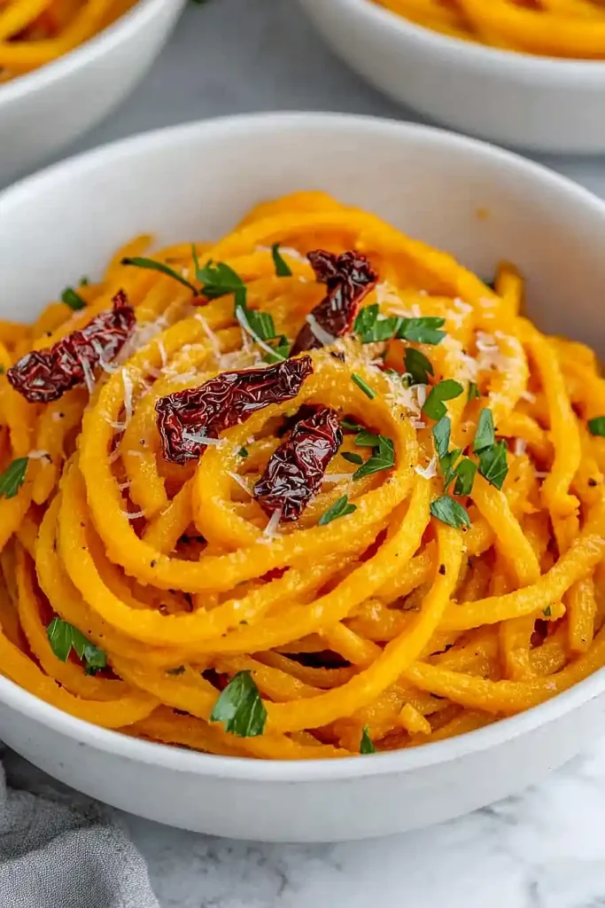 roasted butternut squash noodles