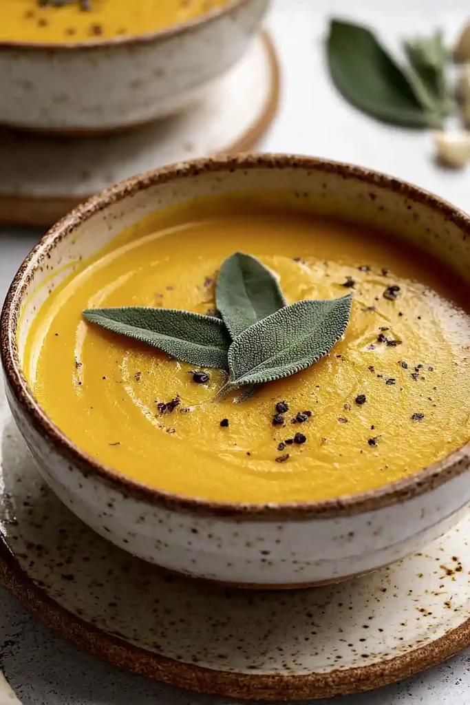 roasted butternut squash and leek soup