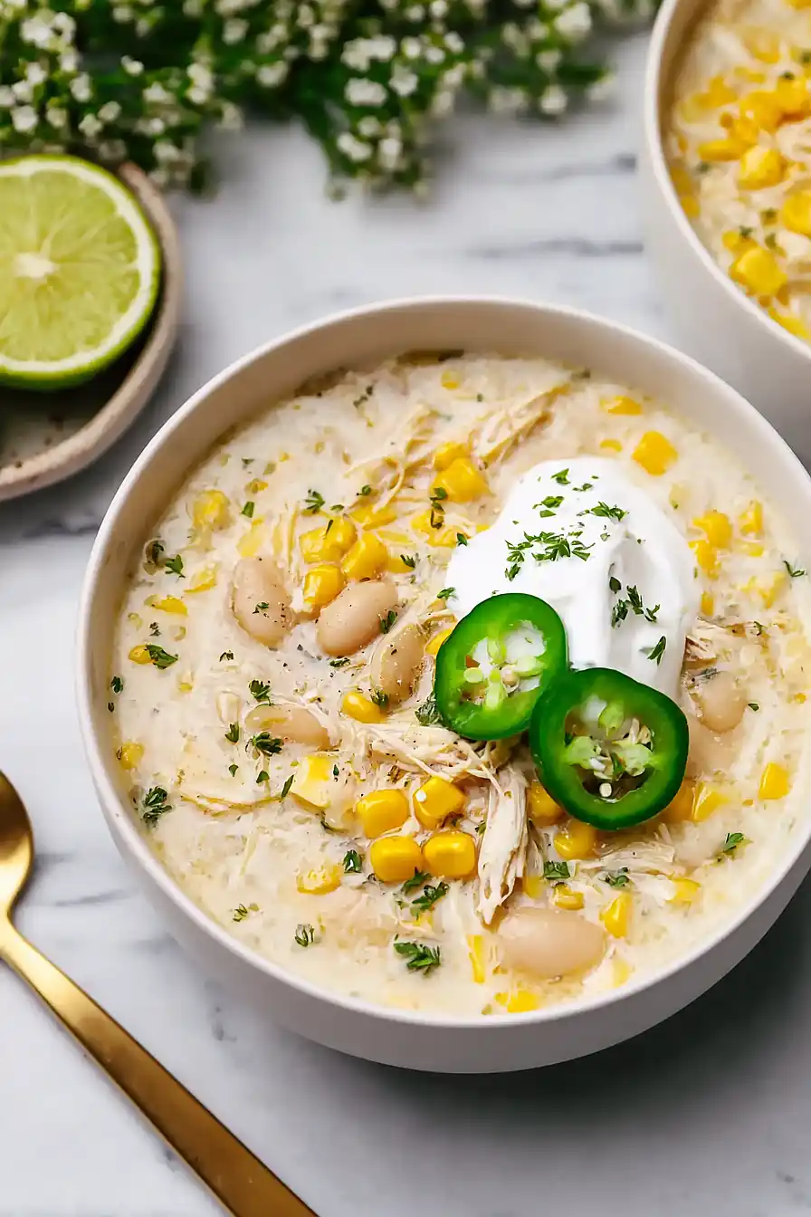 crockpot white turkey chili