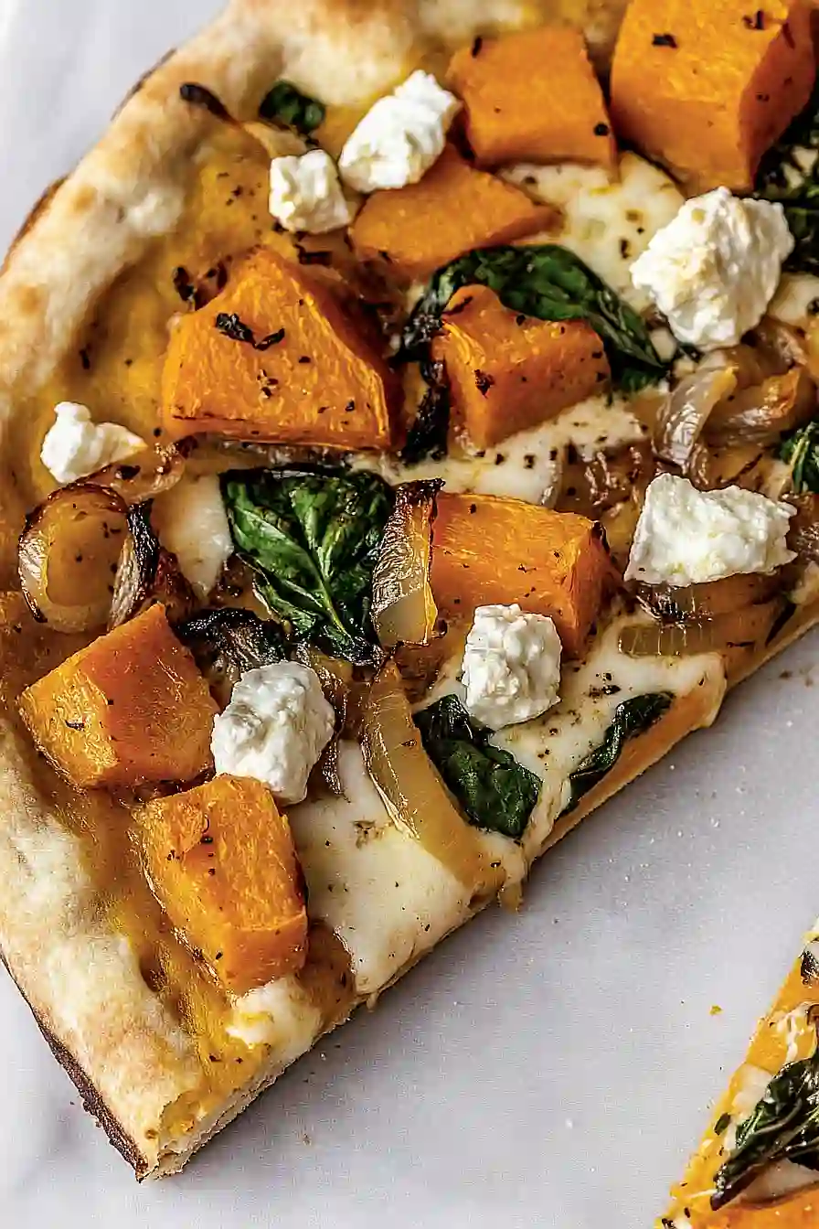 roasted butternut squash pizza