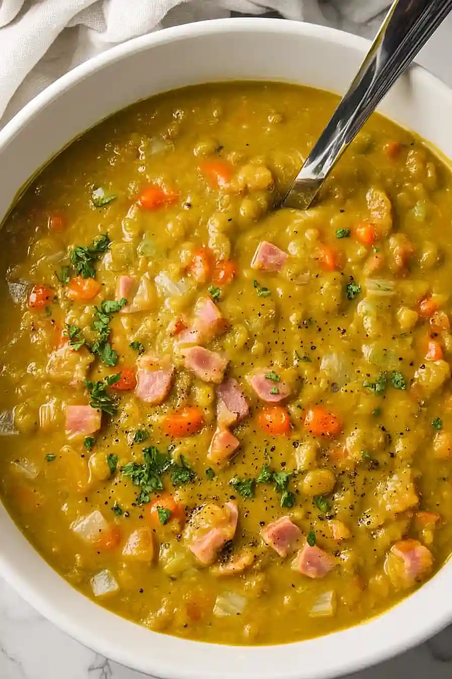 crockpot split pea soup