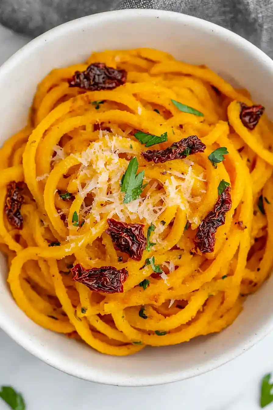 roasted butternut squash noodles