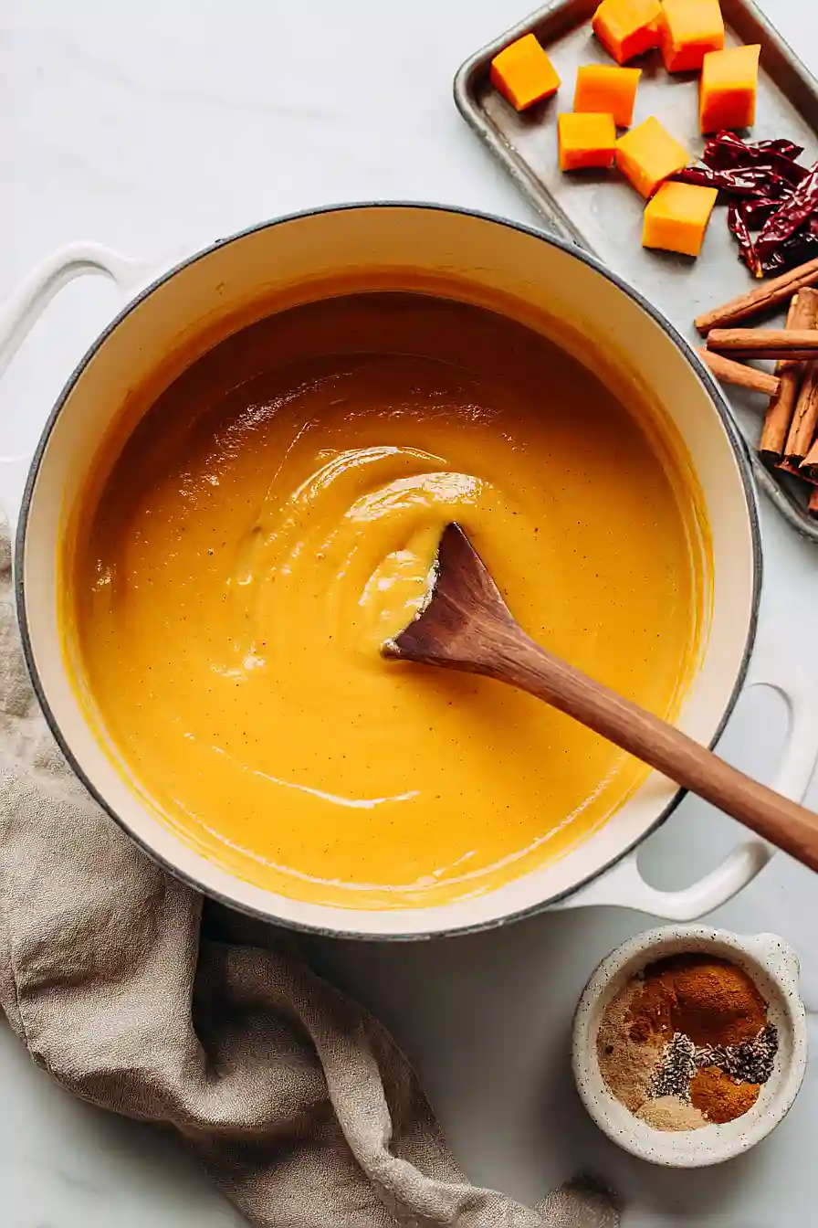 vegan roasted butternut squash soup