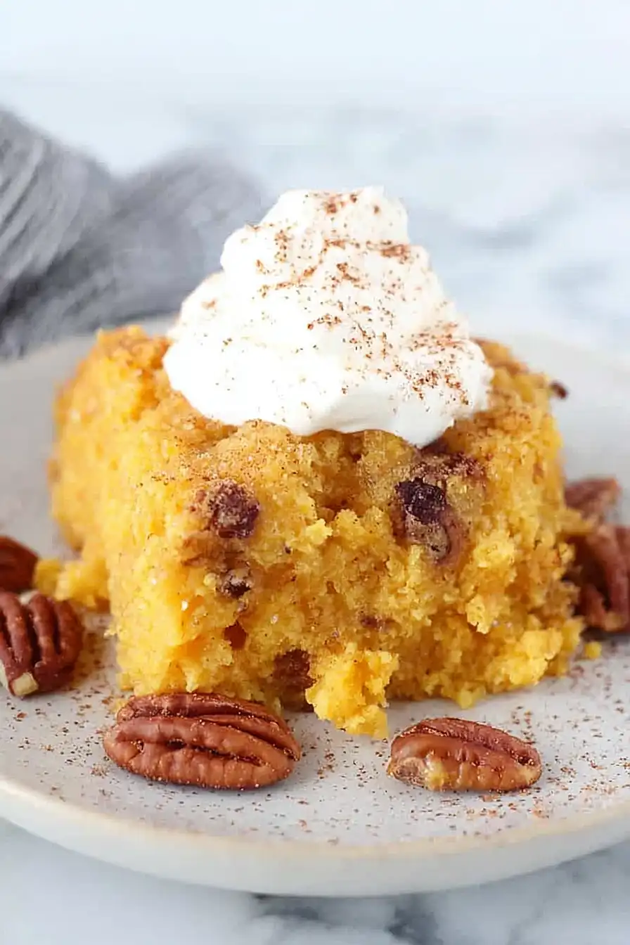 crockpot pumpkin dump cake 