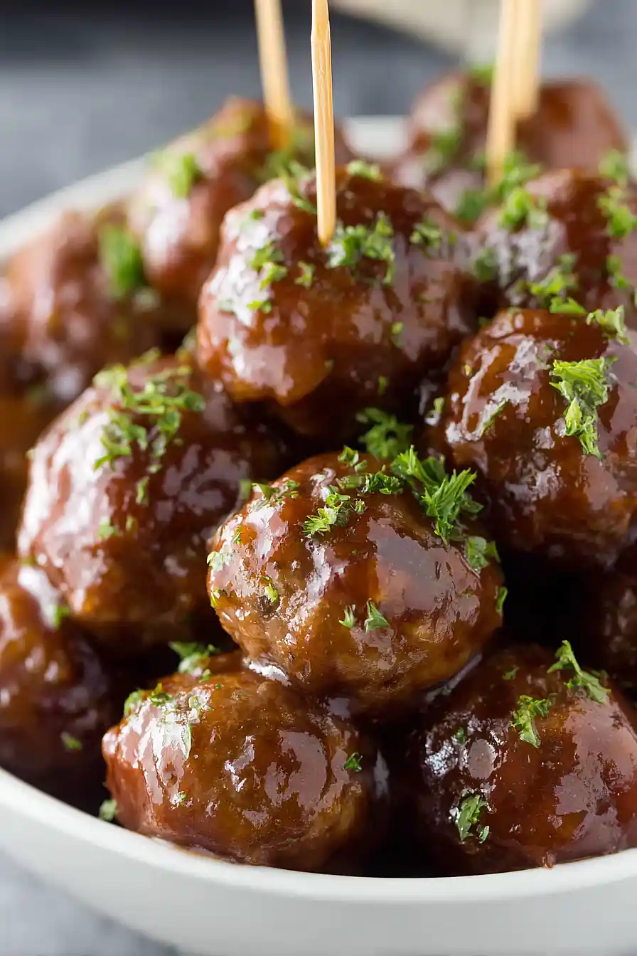 crockpot cocktail meatballs