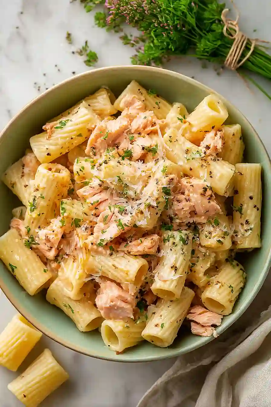 salmon pasta without cream