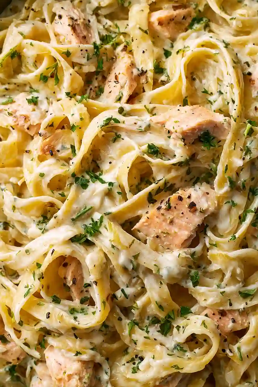 salmon boursin pasta