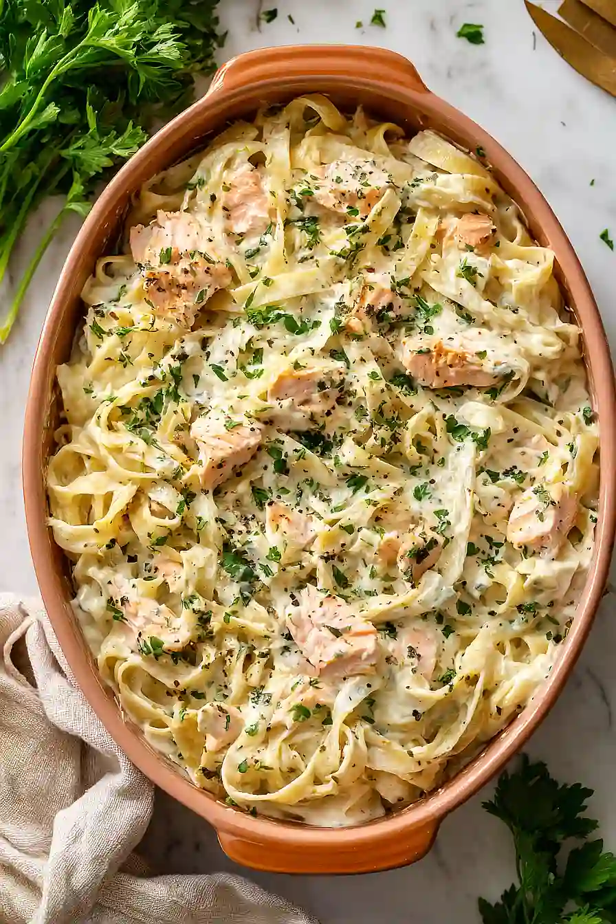 salmon boursin pasta