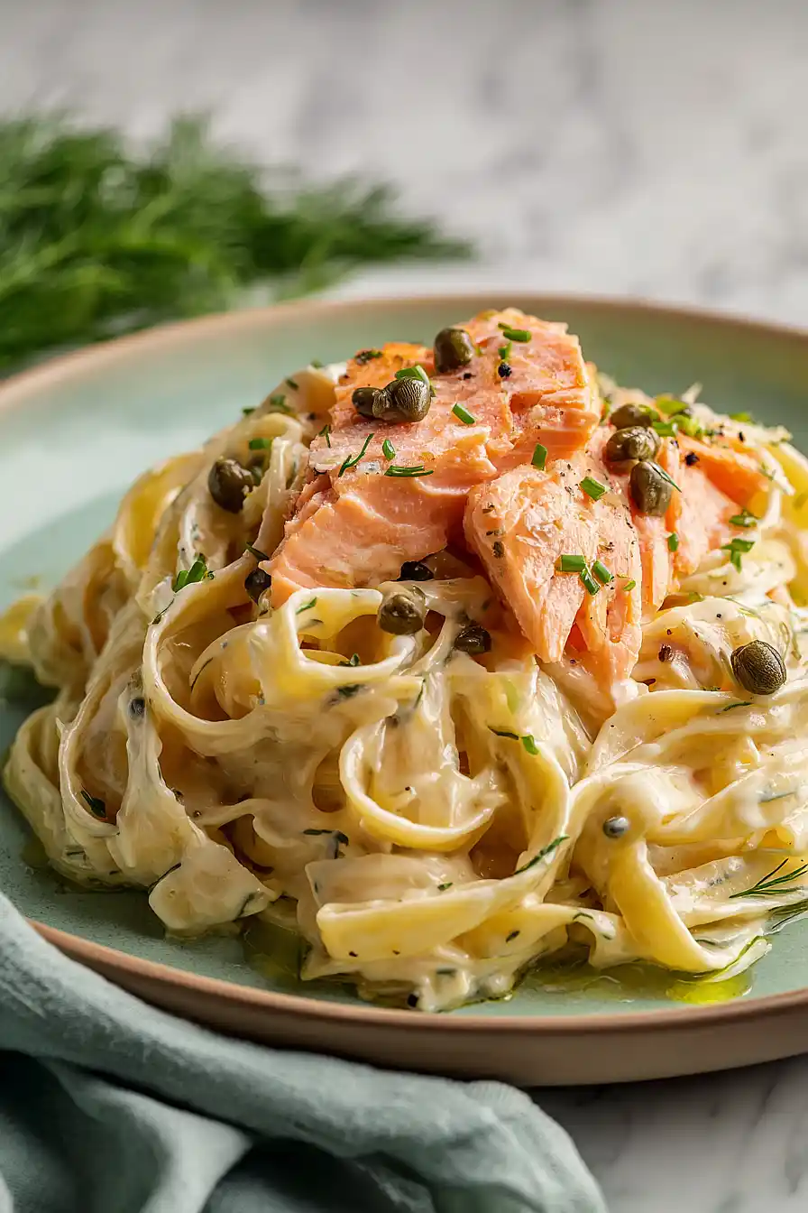 salmon pasta