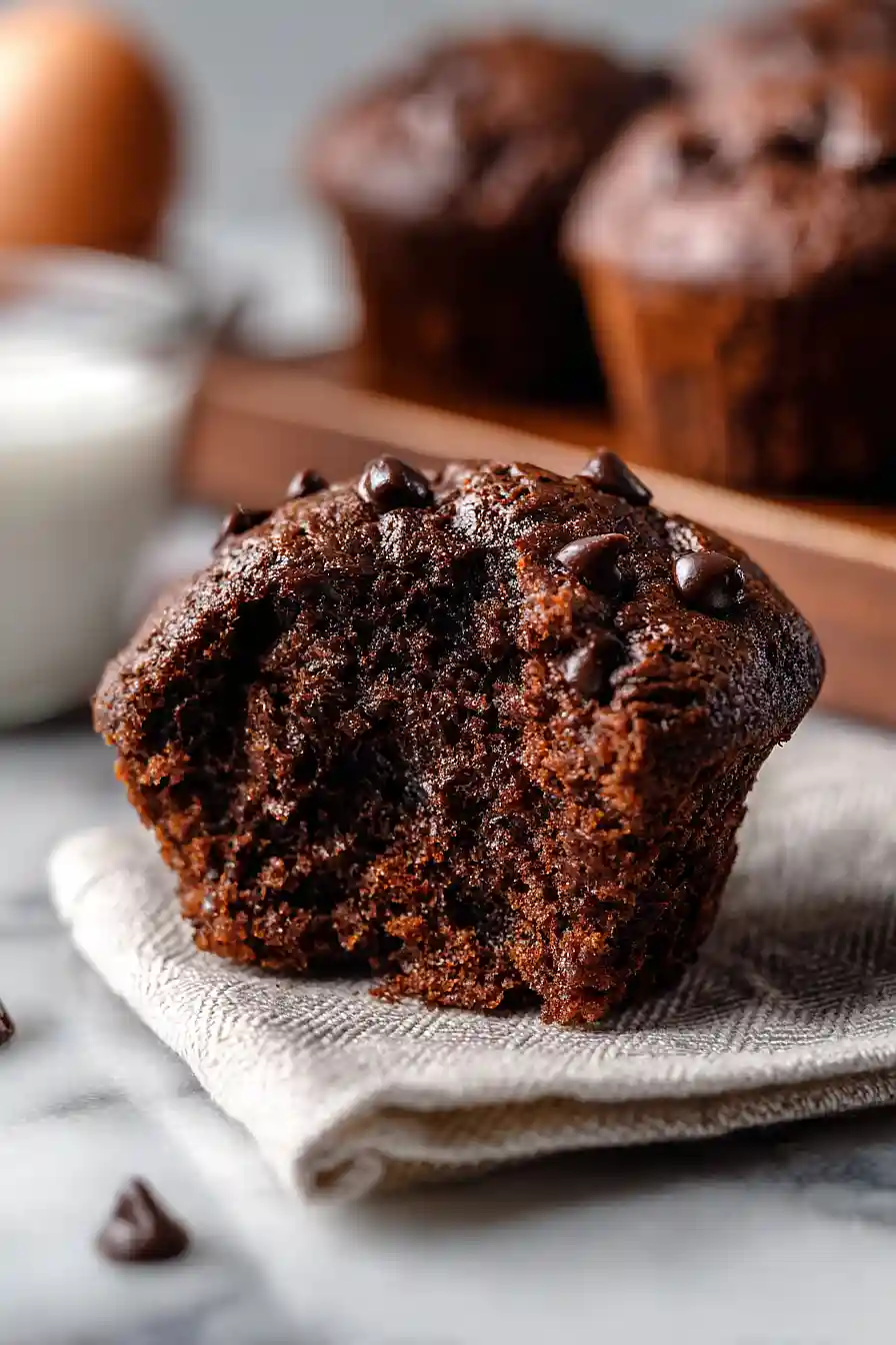 greek yogurt chocolate muffins