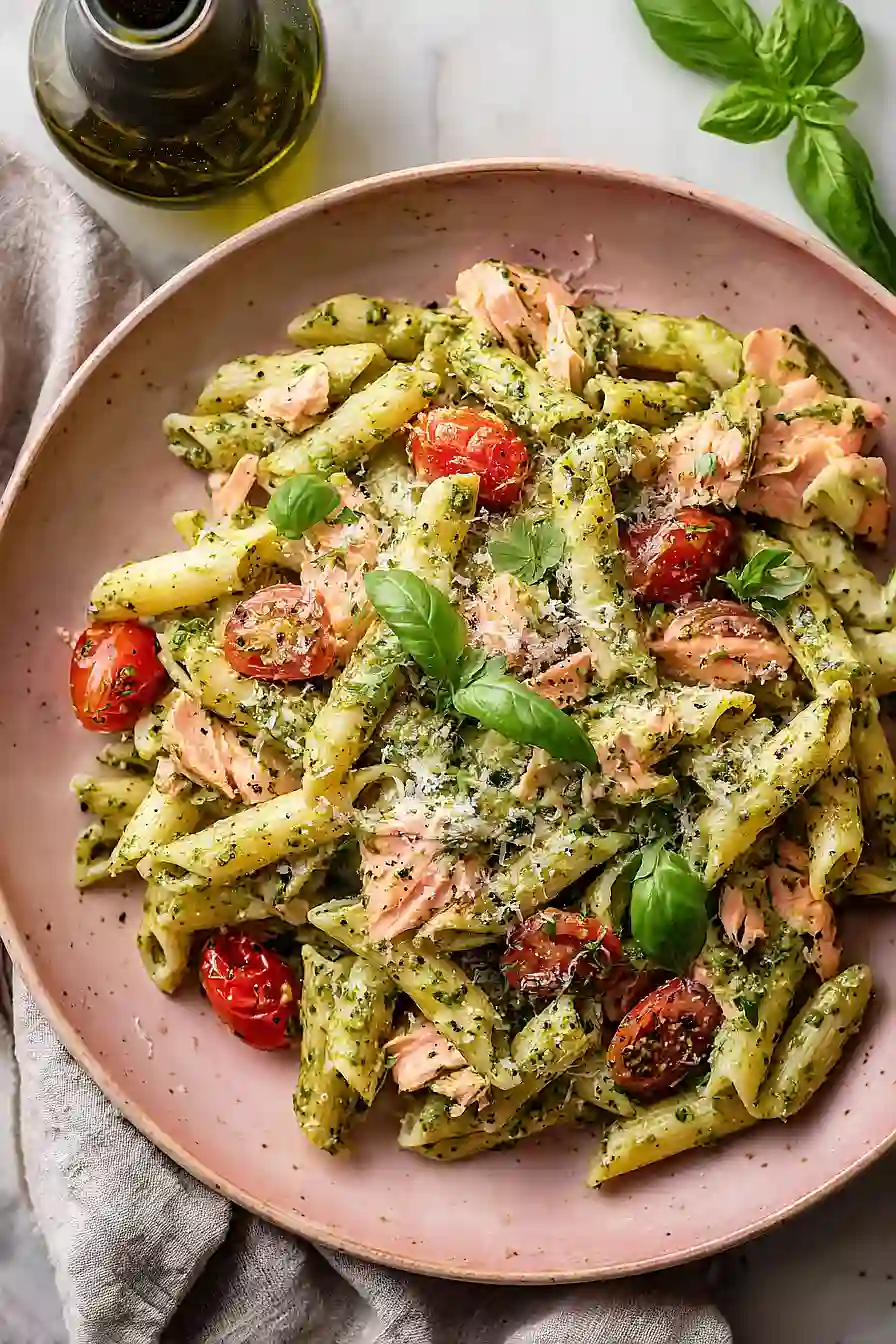 salmon pasta salad