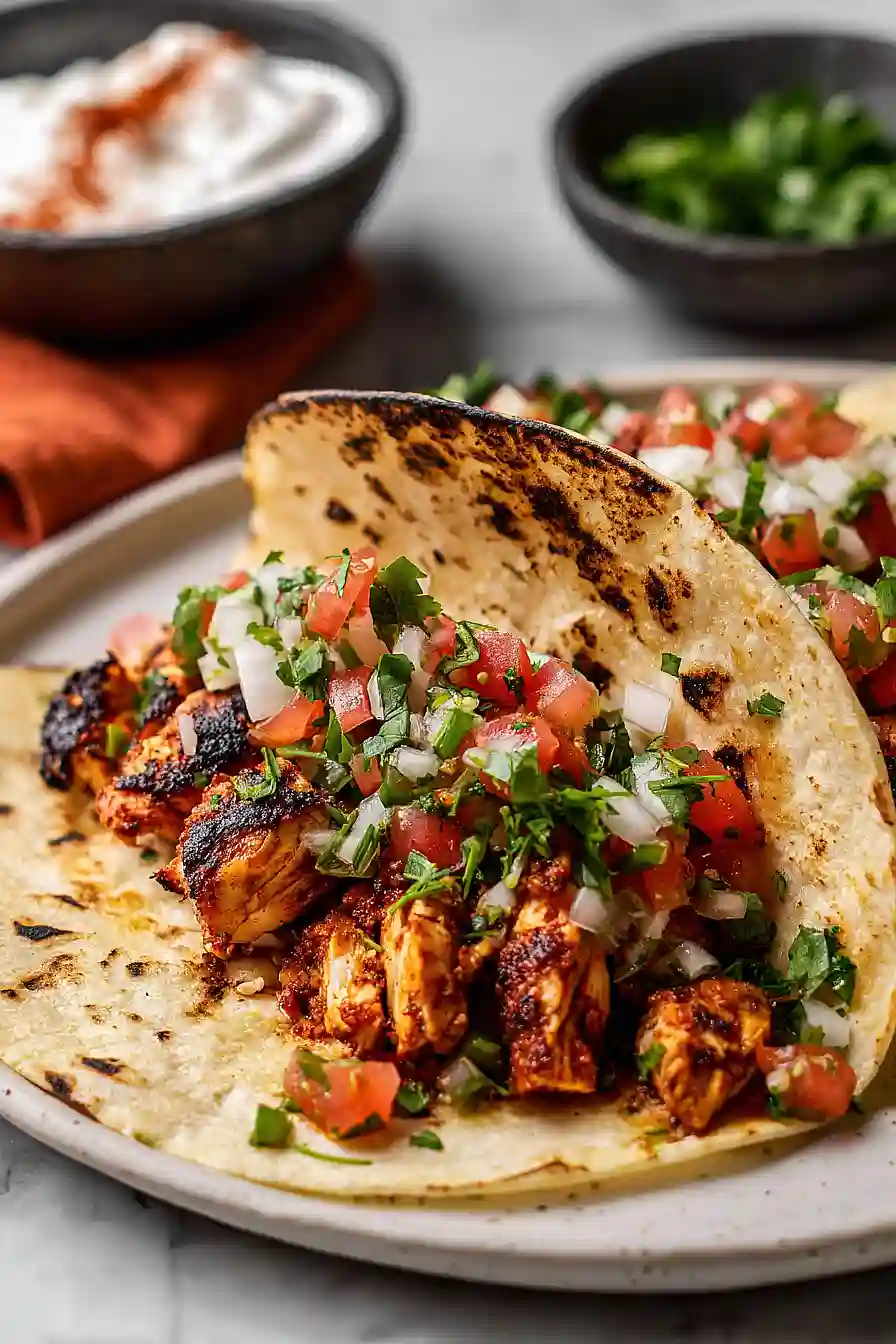 grilled chicken tacos