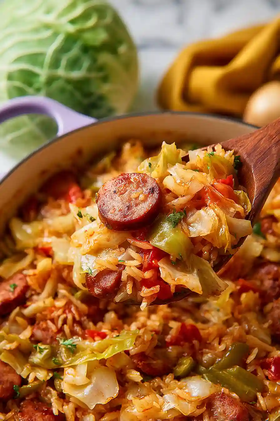 cabbage jambalaya