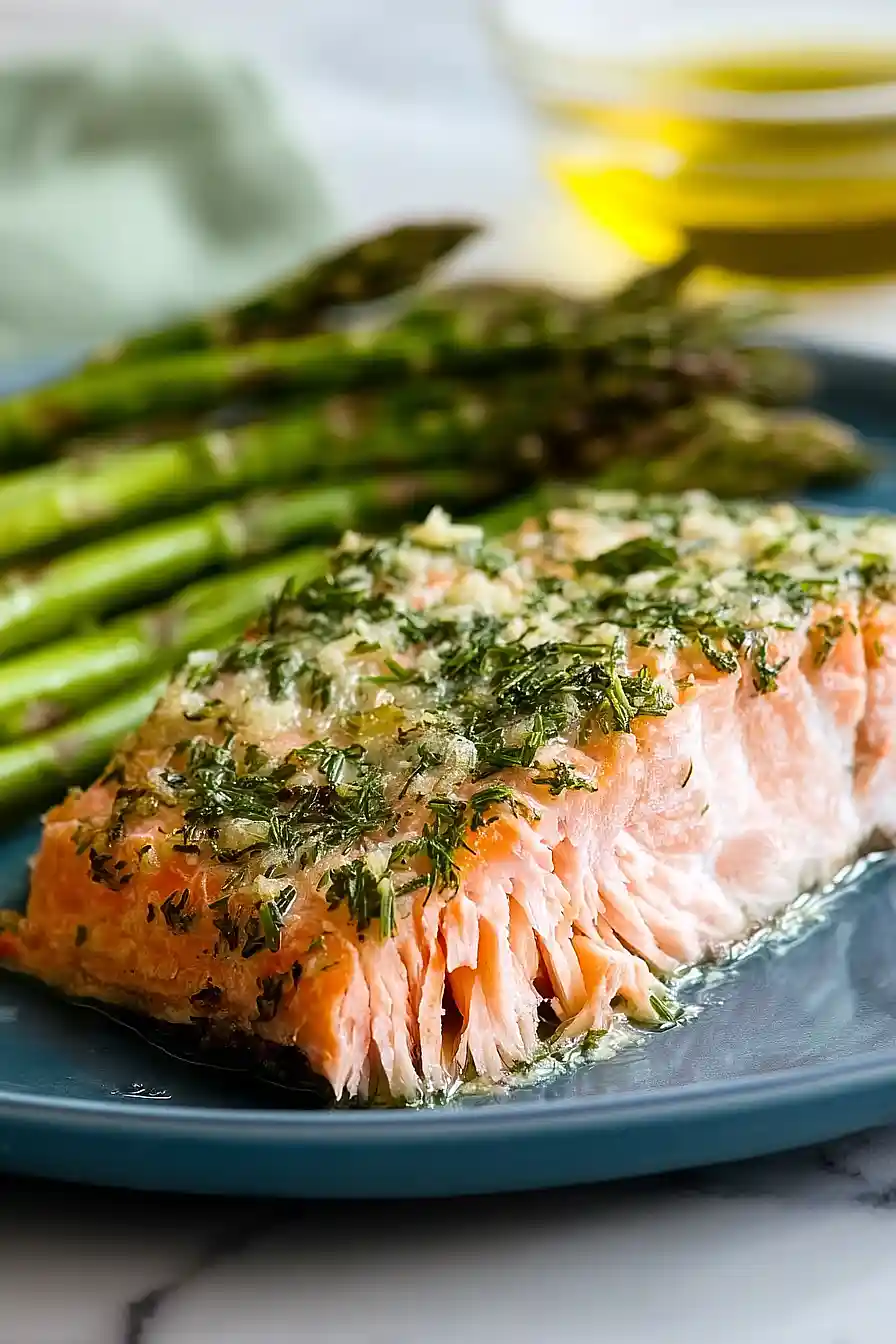 air fryer salmon and asparagus