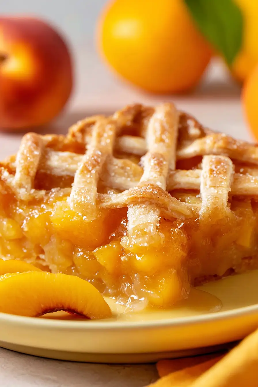 old fashioned peach cobbler