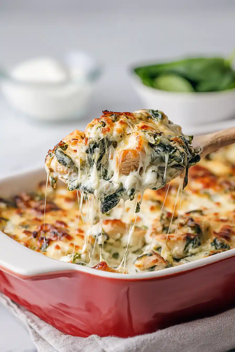 greek yogurt chicken spinach
