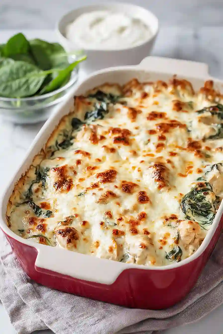 greek yogurt chicken spinach