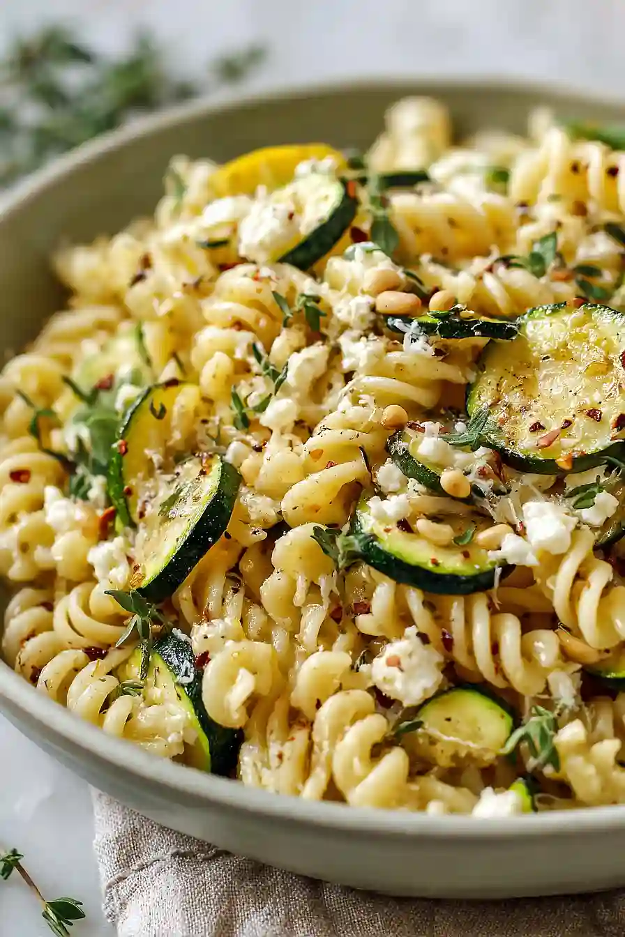 summer squash pasta