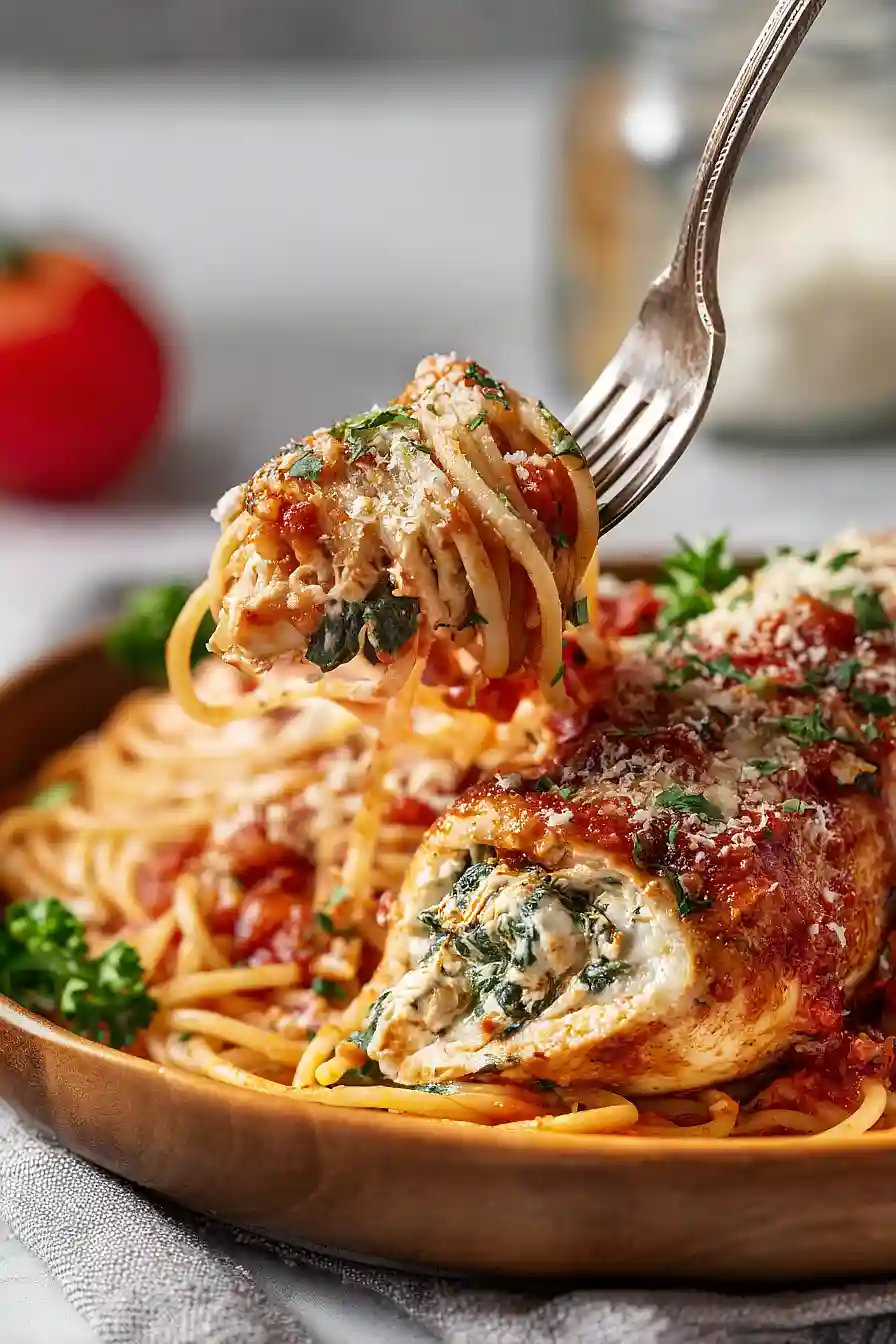 spinach ricotta chicken