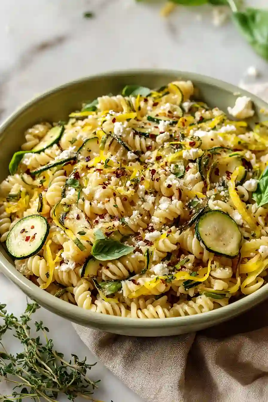 summer squash pasta