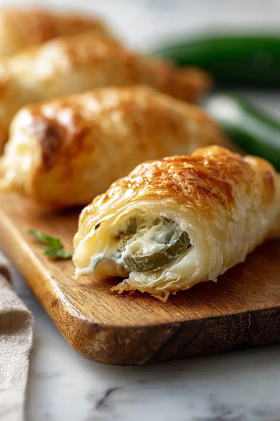 puff pastry jalapeño poppers