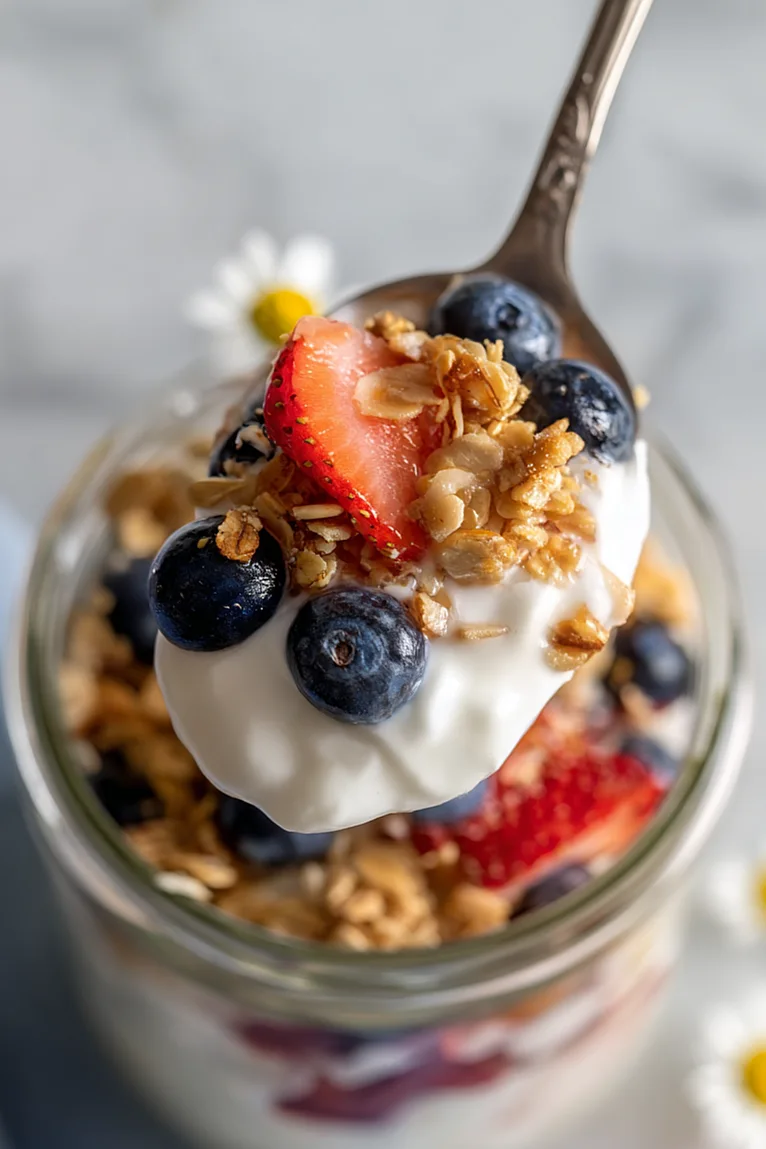 fruit and yogurt parfaits