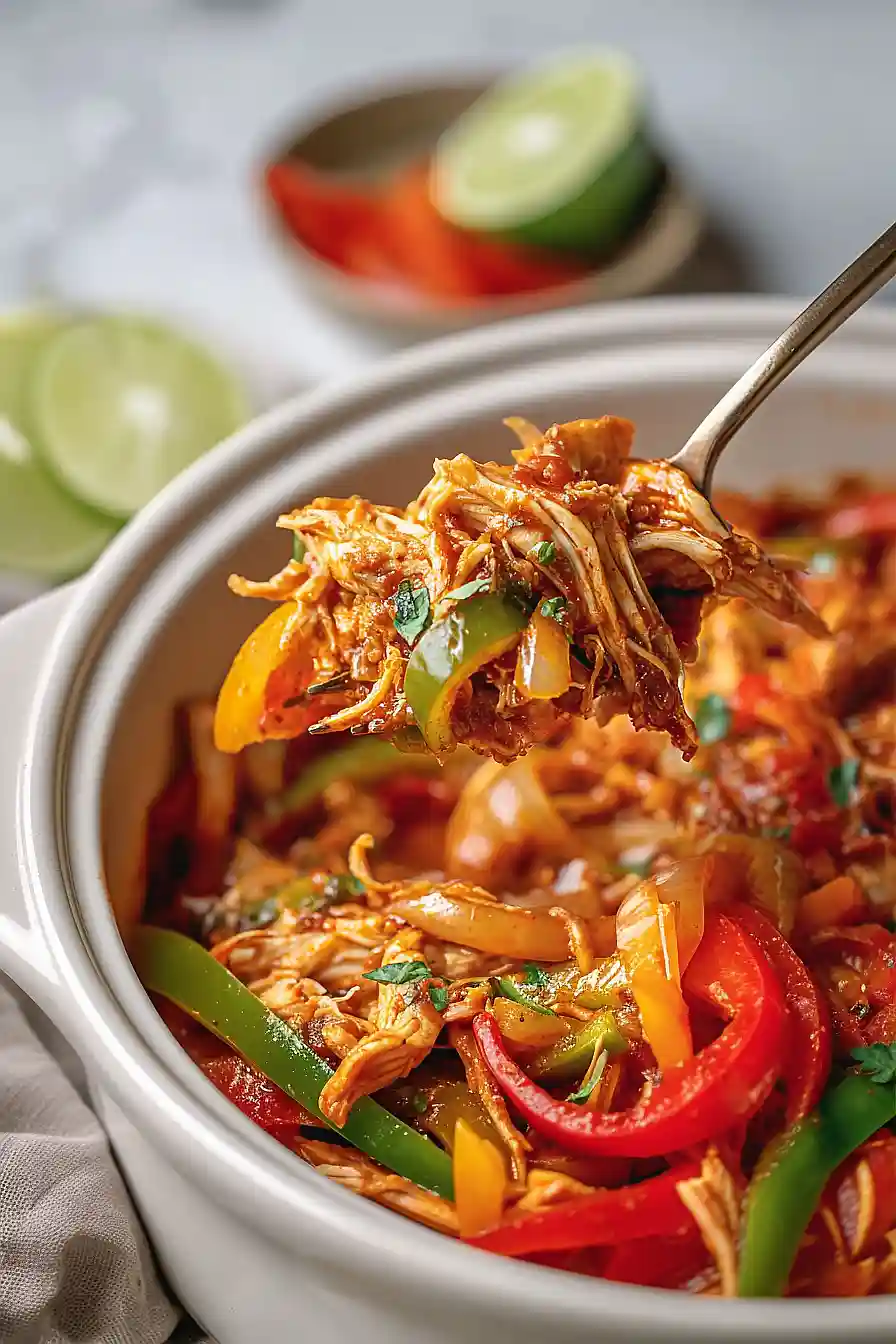 crockpot chicken fajitas