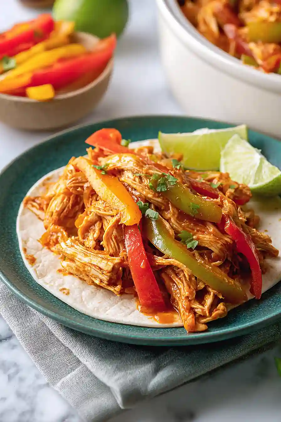 crockpot chicken fajitas
