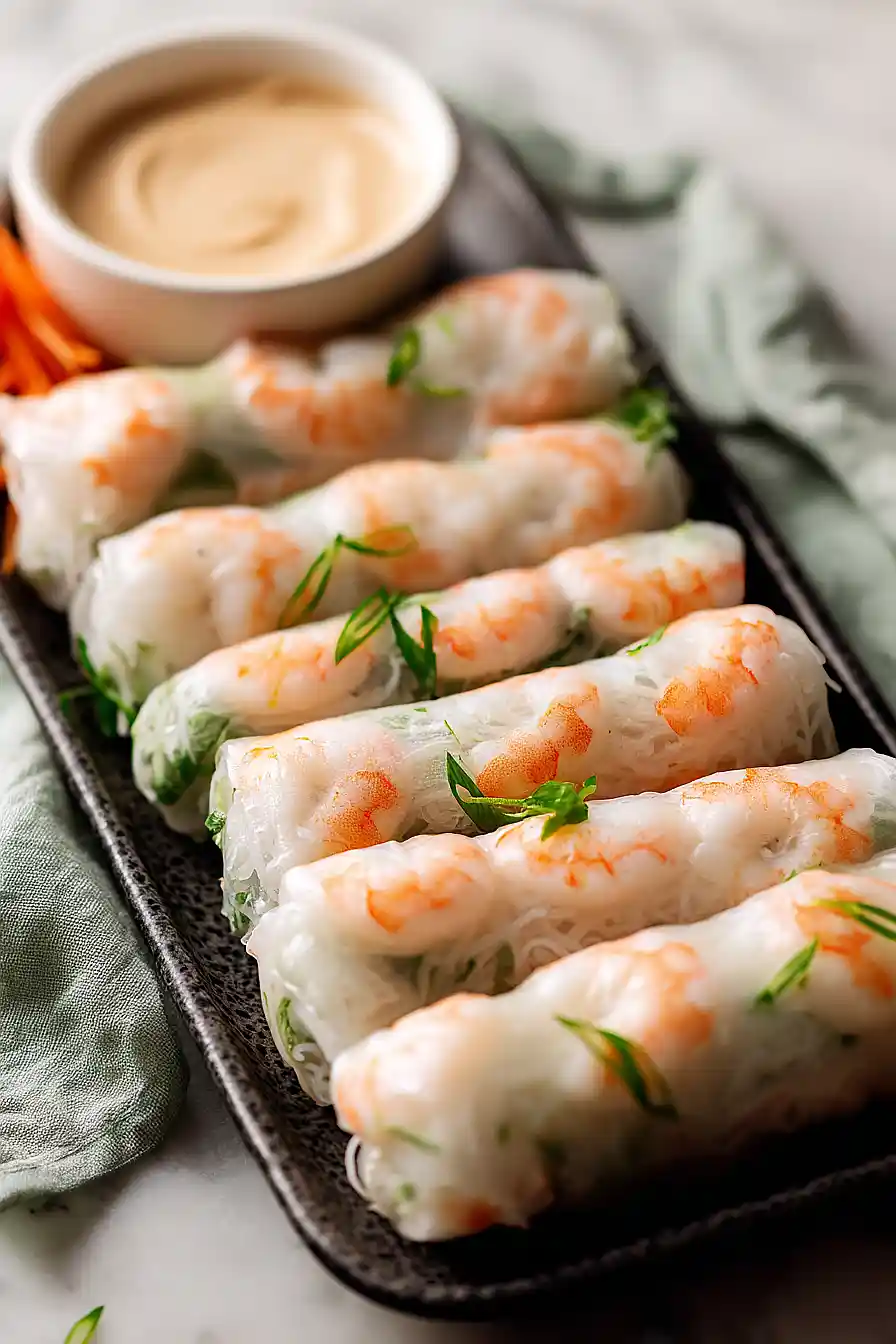 summer rolls with shrimp