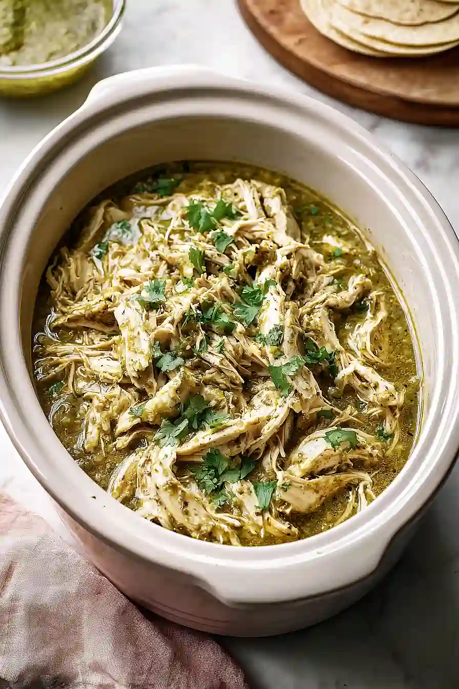 crockpot salsa verde chicken