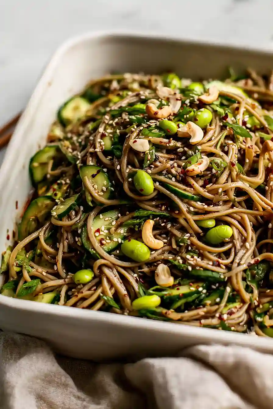 cucumber soba noodle salad