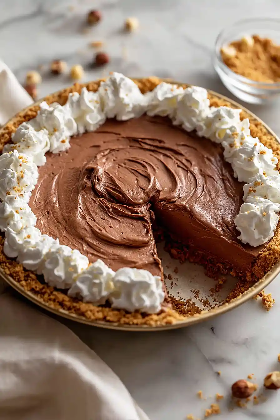 no bake nutella pie