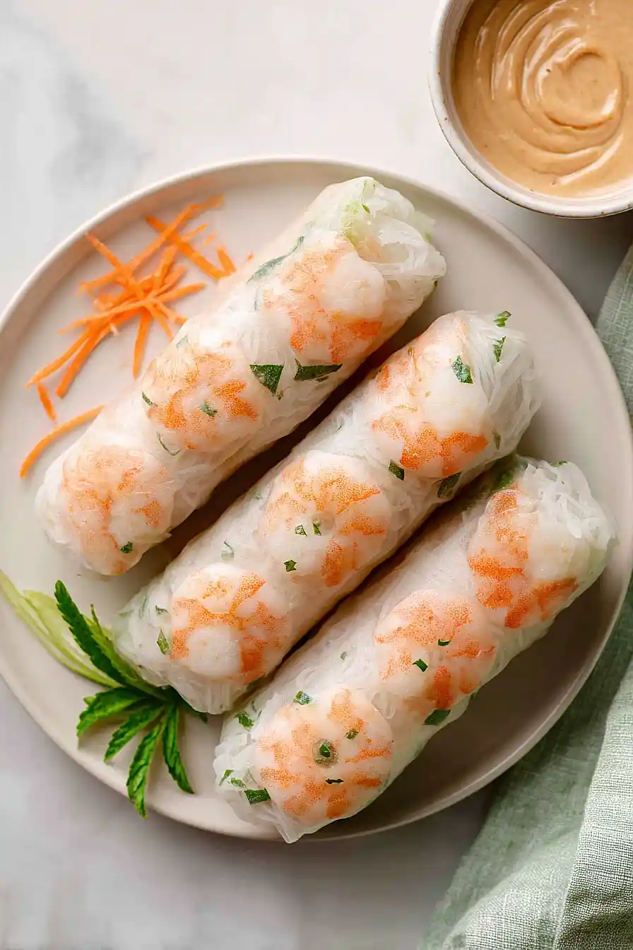 summer rolls with shrimp