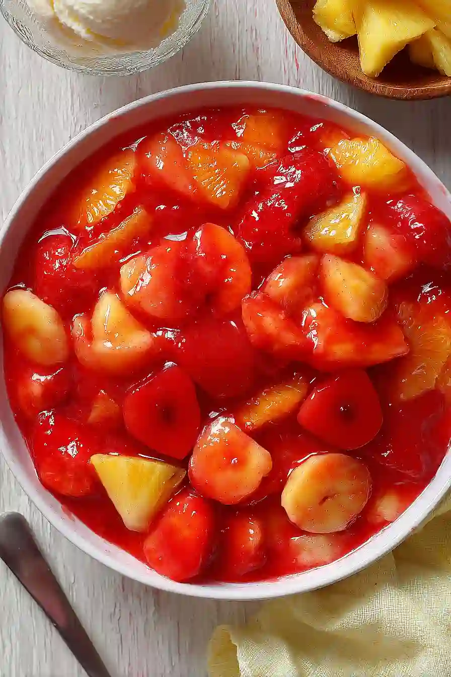 strawberry pie filling fruit salad