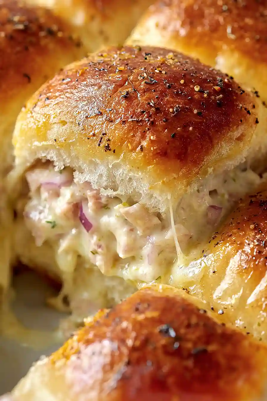 tuna melt hawaiian roll sliders
