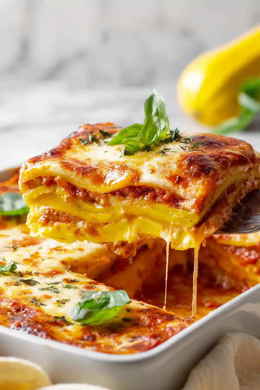 yellow squash lasagna