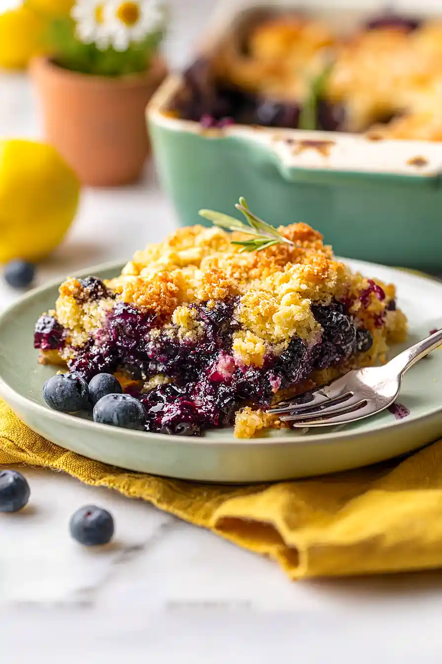 blueberry dump cake