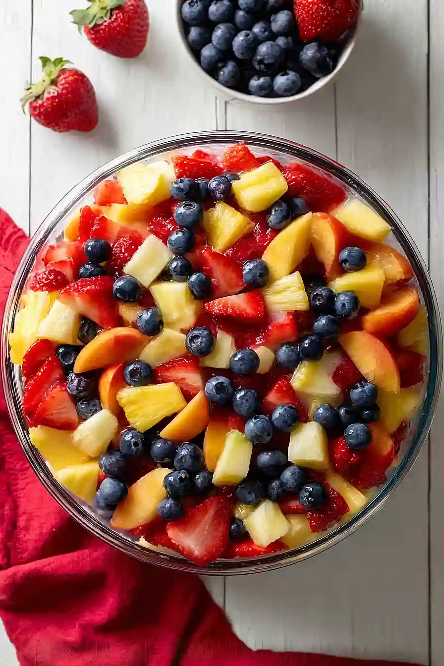 fruit salad trifle