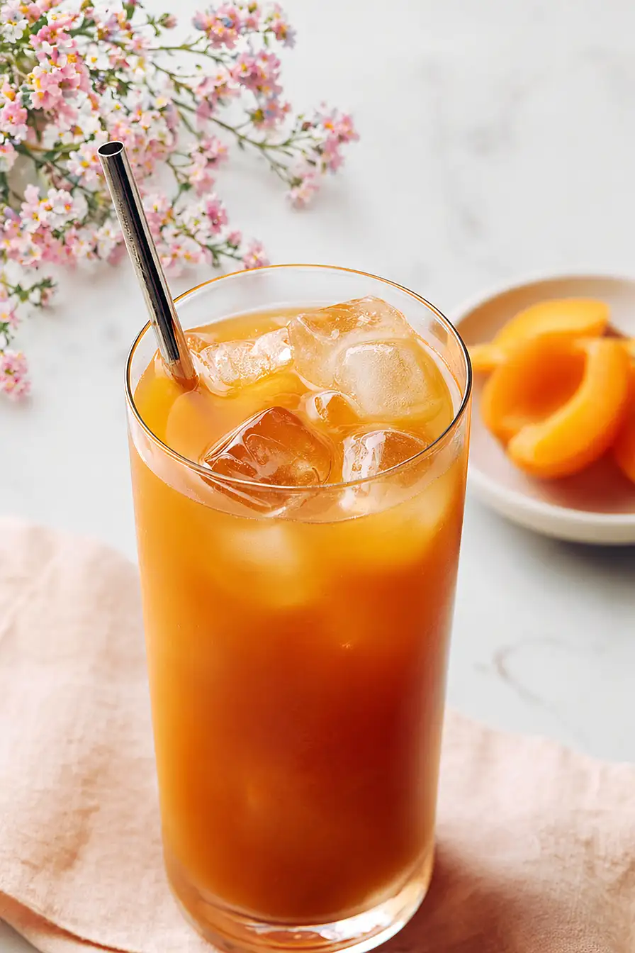 apricot iced tea