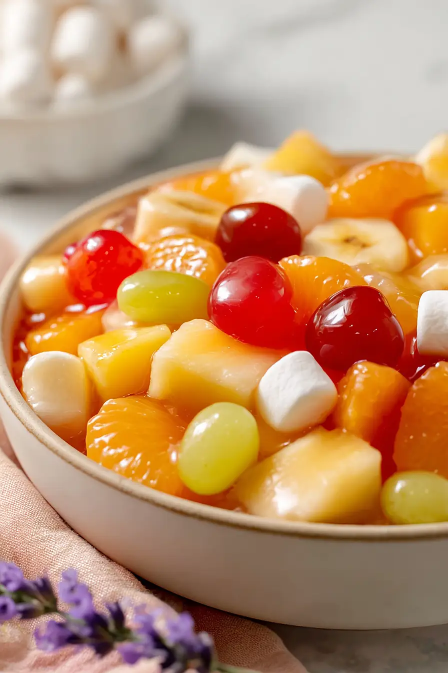 canned fruit salad