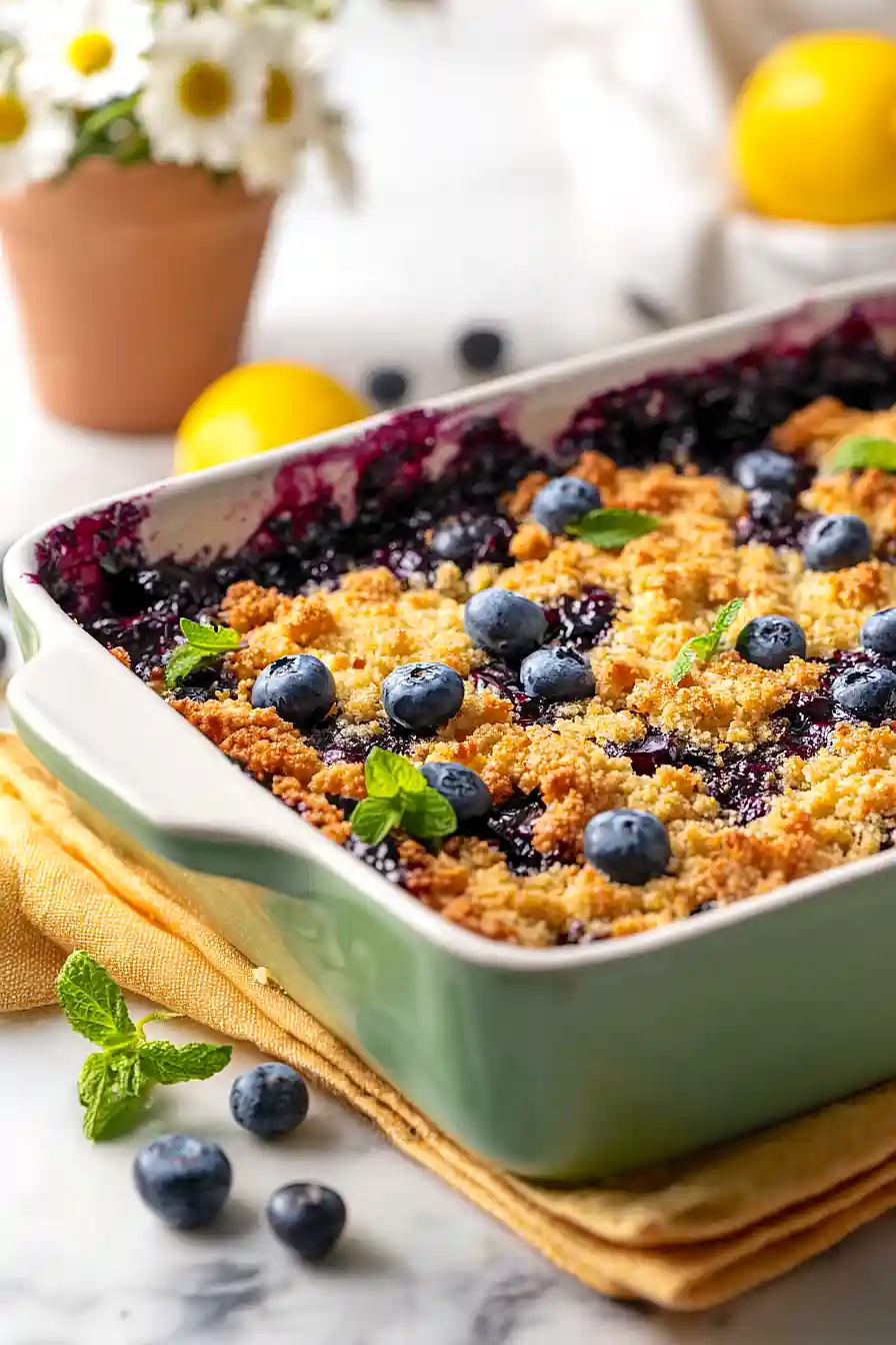 blueberry dump cake