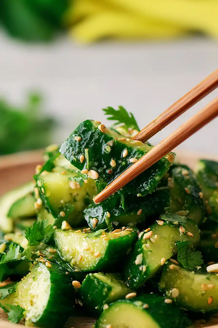 garlic cucumber salad