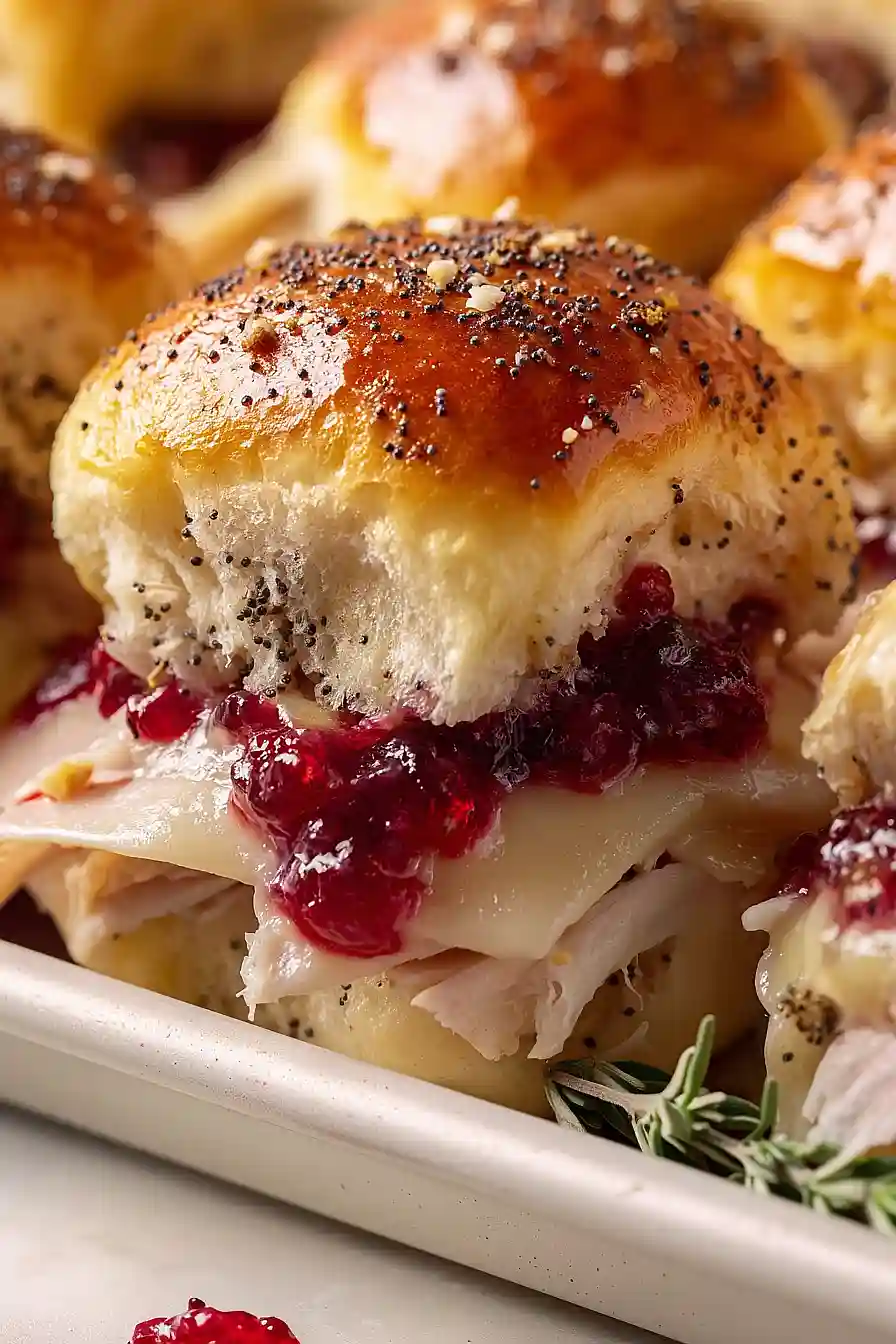 turkey cranberry hawaiian roll sliders