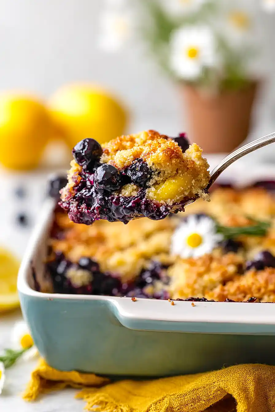 blueberry dump cake