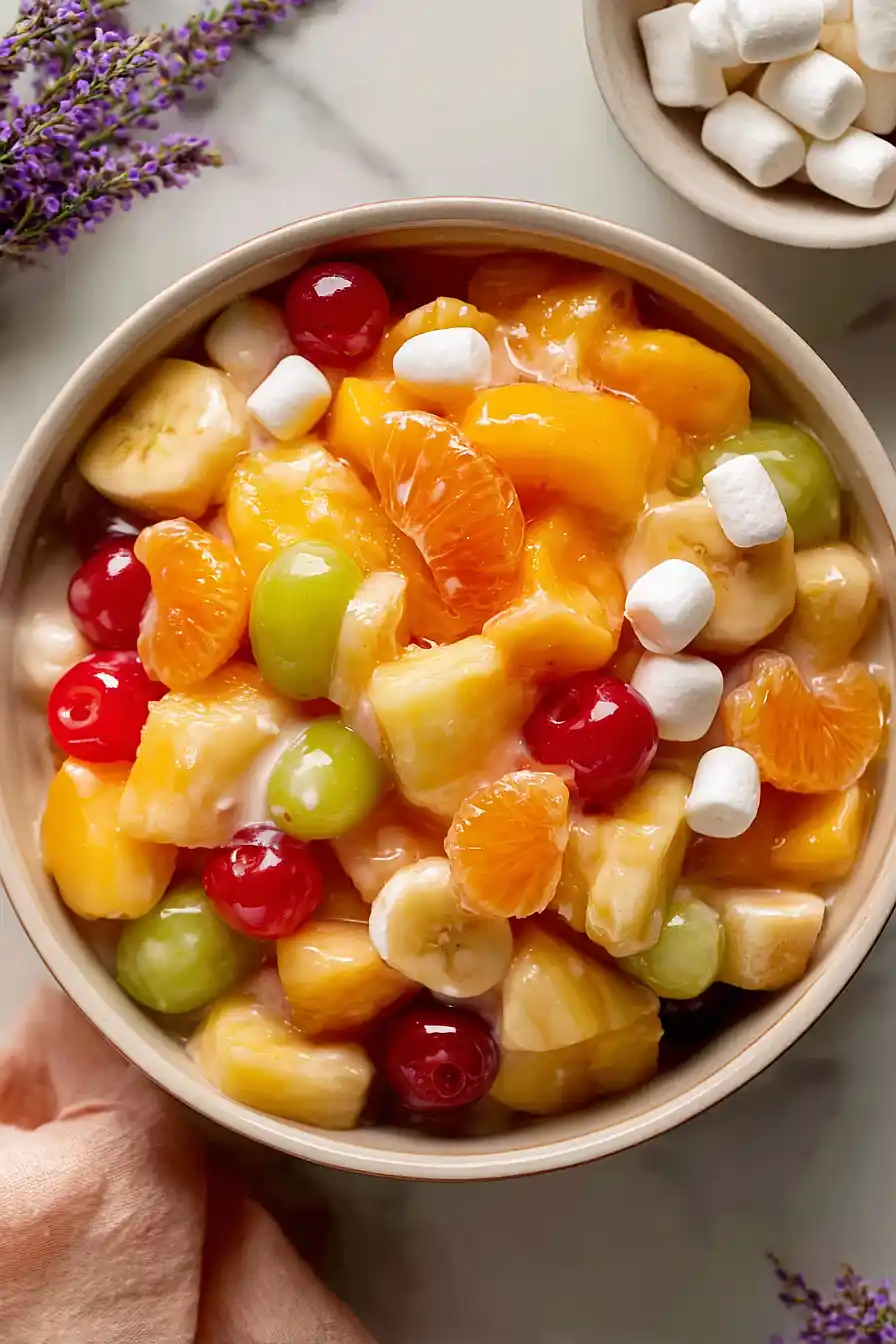 canned fruit salad