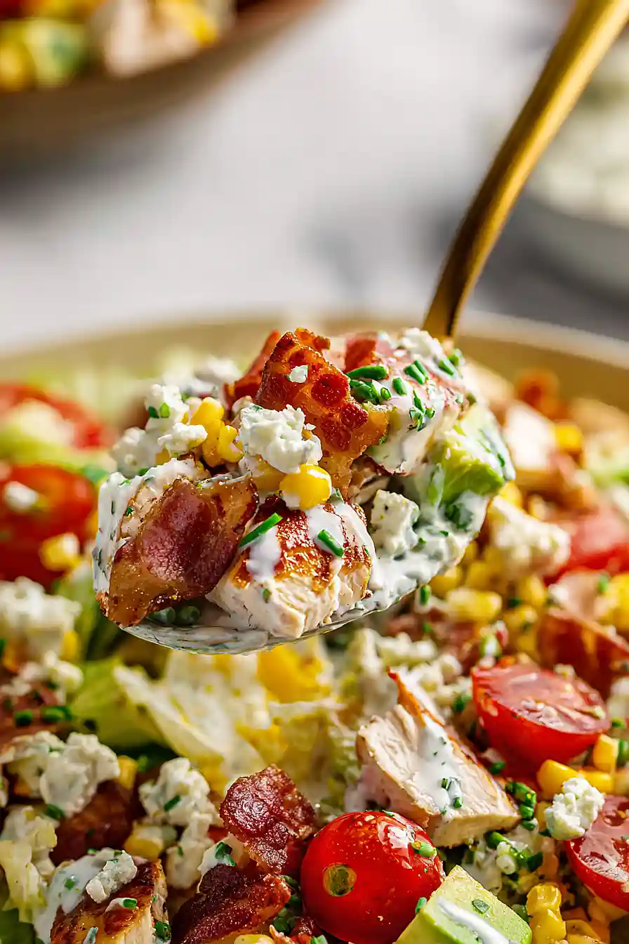 high protein cobb salad
