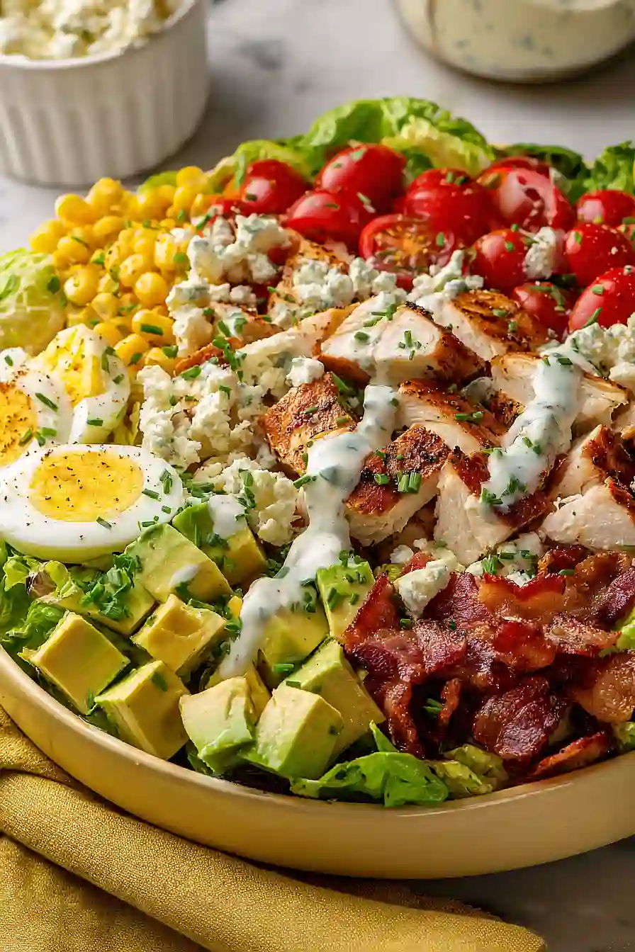 high protein cobb salad