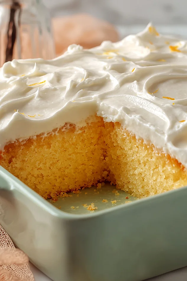 vanilla jello poke cake