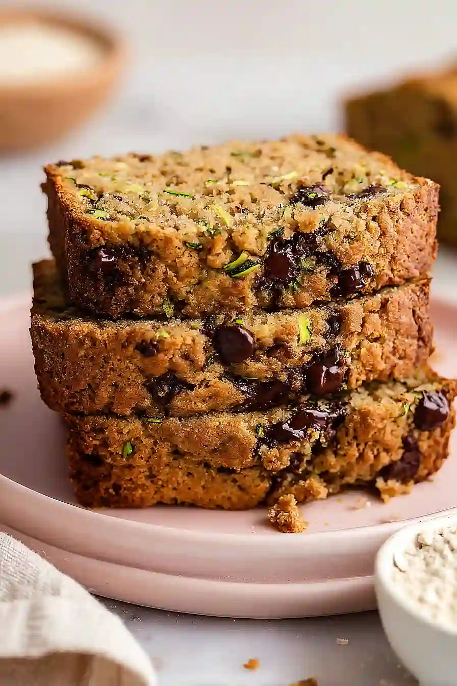 oat flour zucchini bread